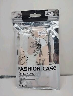 NEW J. West Samsung S23 Ultra Slim‎ & Soft Phone Case Fashion Boho Floral Pink